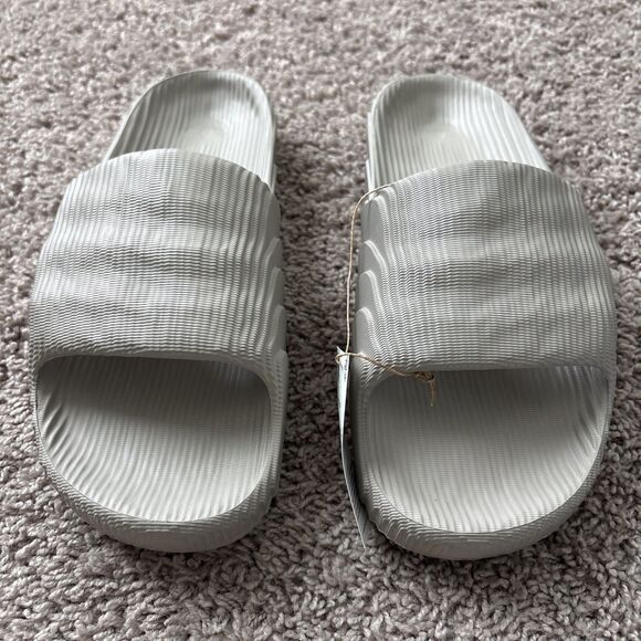 Adidas Adilette 22 Slides Men\'s Size 13 New Box Tag Light Brown HQ4670 Sandal main image 6
